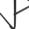 (Set of 2) Modern Minimalist Style Material Bar Stools, Suitable For Kitchen, Bar And Modern Home Design - Black - Image 14