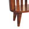 Ariella - Double Shelf Bedside Table - Chestnut - Image 7