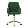 Adjustable Office Chair, Ergonomic Swivel Chair, Backrest Seat, Comfortable For Long Sitting - Green - Image 6