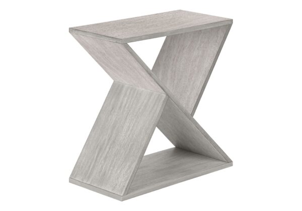 Accent Side Table, Contemporary - Gray Wash