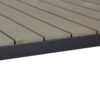 Ernesto - Outdoor Industrial Acacia Wood Bar Table With Metal Frame - Gray - Image 9