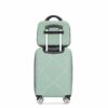 2 Piece Luggage Set With Spinner Wheels, Lightweight Suitcase (20 / 14) - Olive Green - Image 6
