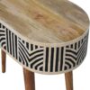 Inlay - Edessa Bone Console Table - Oak - Image 6