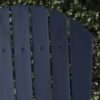 Outdoor Weather Resistant Acacia Wood Adirondack Dining Chairs Set (Set of 2) - Navy Blue - Image 11