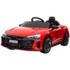 Aosom - Kids Ride On Car, 12V Licensed Audi Rs E-Tron Gt 3.1 Mph Electric Car For Kids, Ride-On Toy For Boys And Girls With Remote Control, 4 Wheels With Suspension, Horn, Music, Lights - Red - Image 10