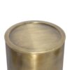 Corbin - Metal Side Table - Antique Gold - Image 3