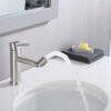 Bathroom Faucet With 2 Mode Functionality And 360 Degree Rotating Aerator Stainless Steel - Brushed Nickel - Image 8
