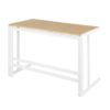 Roman - Industrial Office Desk - White / Natural - Image 3