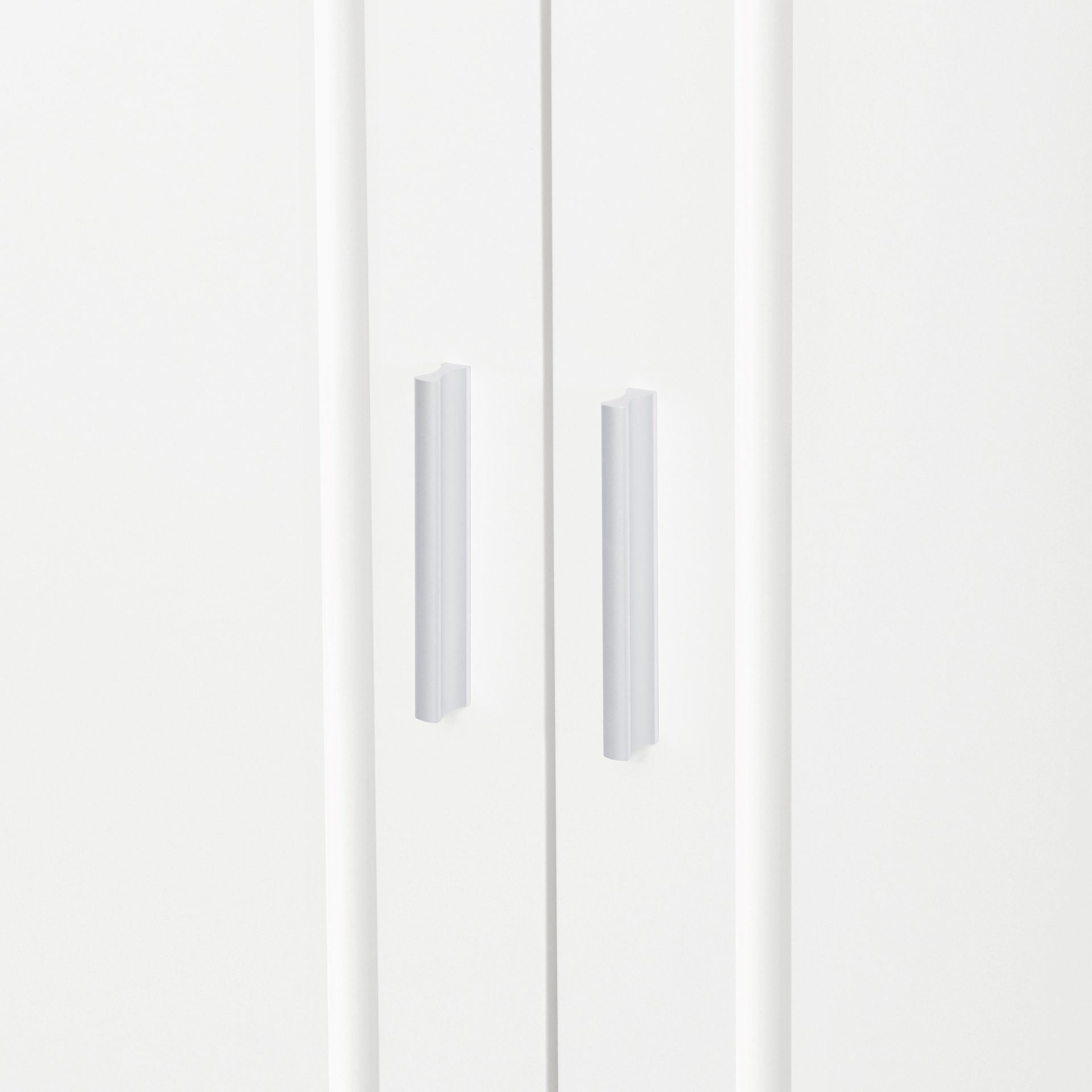 4 Door Sideboard Storage Cabinet With Door Shelf For Living Room And Dining Room, 2 Large Cabinets With Adjustable Shelf - White - Image 22