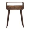 Mini Curved Console, 2 Drawer - Natural - Image 3