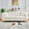 Oversized Sofa, 3 And 3 Seater, Tufted Couch For Living Room - Beige - Image 6