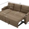 Broaching Storage Sofa - Brown - Image 7