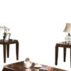 Docila - 3 Piece Pack Coffee With End Table (Set of 3) - Walnut - Image 4