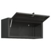 Heavy Duty, Metal Wall Mounted Tool Storage Cabinet Steel Metal Garage Storage Cabinet - Black / Gray - Image 10