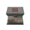 Contemporary Rectangle Fire Pit 50, 000 Btu Magnesium Oxide - Stone Gray - Image 11