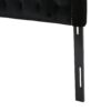 Kaarina - Contemporary Tufted Fabric Full / Queen Headboard - Black - Image 9