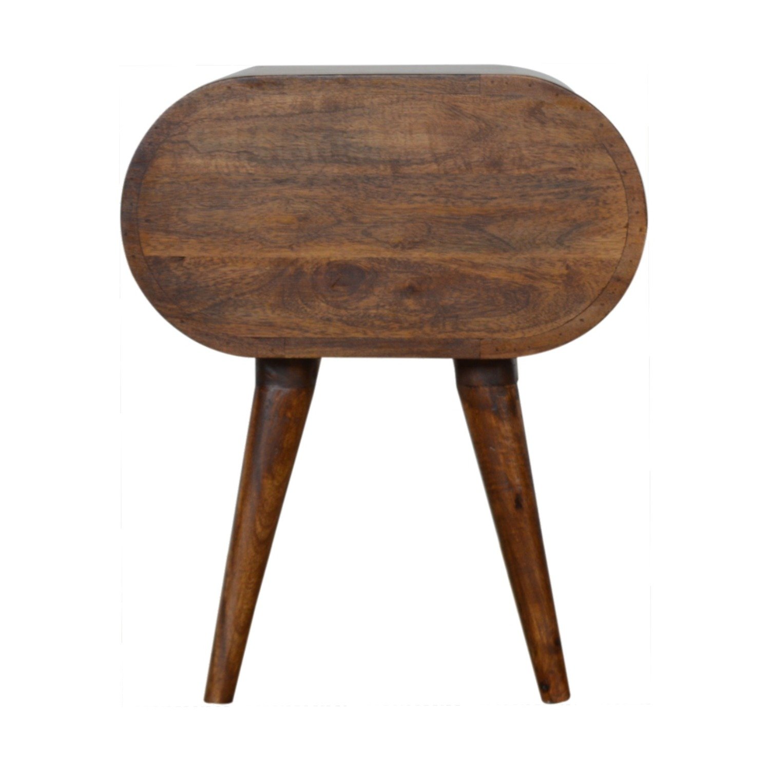 Circular Nightstand - Chestnut - Image 11