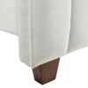 Addison - King Tufted Panel Bed Frame - Cloud White - Image 9