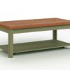 Vineyard - Coffee Table - Sage Green And Fruitwood - Image 2