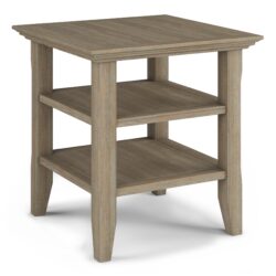 Acadian - End Table - Distressed Gray