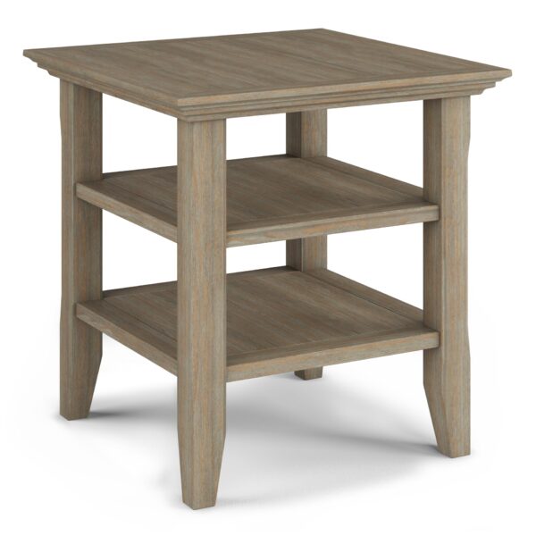Acadian - End Table - Distressed Gray