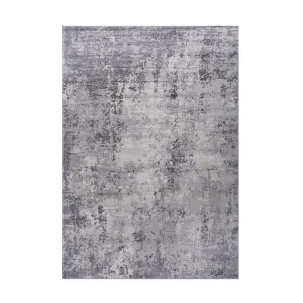 Marfi - 2' X 3' Abstract Area Rug - Light Gray