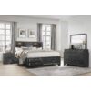 Civic - Queen Bedroom Set With Drawers 5 Piece - Gray - Image 2