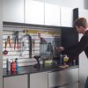 Nova Series - Wood Base Drawer Wall Mounted Garage Cabinet - Dark Gray - Image 11