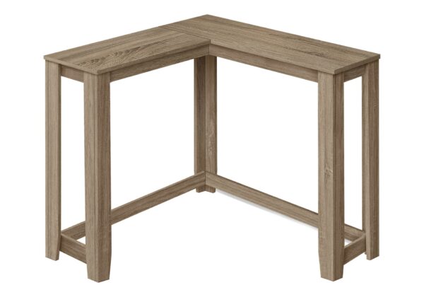 Corner Accent Console Table For Entryway, Contemporary And Modern - Taupe