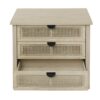 3 Drawer Cabinet, Suitable For Bedroom - Natural - Image 11