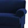 Alana Lawson - Three Cushion Tightback Sofa - Navy Blue - Image 8