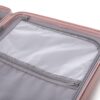 20" / 24" / 28" 3 Pieces / Set Spinner Wheel Luggage, Carry On Suitcase, With Cup Holder & USB Port & Phone Holder - Pink - Image 18