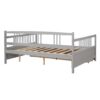 Full Size DayBed With 2 Drawers - Gray - Image 7