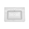 Rectangular Single Vanity Top With 1 Faucet Hole And Overflow, 28 X 19" - White - Image 10