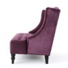 Nurturing - Upholstered Loveseat With Wing Back And Diamond Tufting - Raisin - Image 6