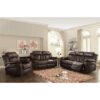 Comfortable Reclining Sofa - Dark Brown - Image 6