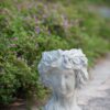 Cement Bust Wall Planter Indoor Outdoor Home Garden Decor, 8 - Gray - Image 13