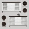 Carene - Server - Brown / White - Image 2