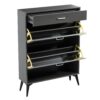 Shoe Cabinet, Shoe Storage Shelves - Gray - Image 14