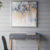 Modern Oil Painting, Square Framed Wall Art For Living Room Dining Room Office - Multicolor - Image 3