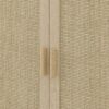 Rattan Buffet Cabinet With Storage, 4 Door Sideboard, Adjustable Shelves - Natural - Image 9