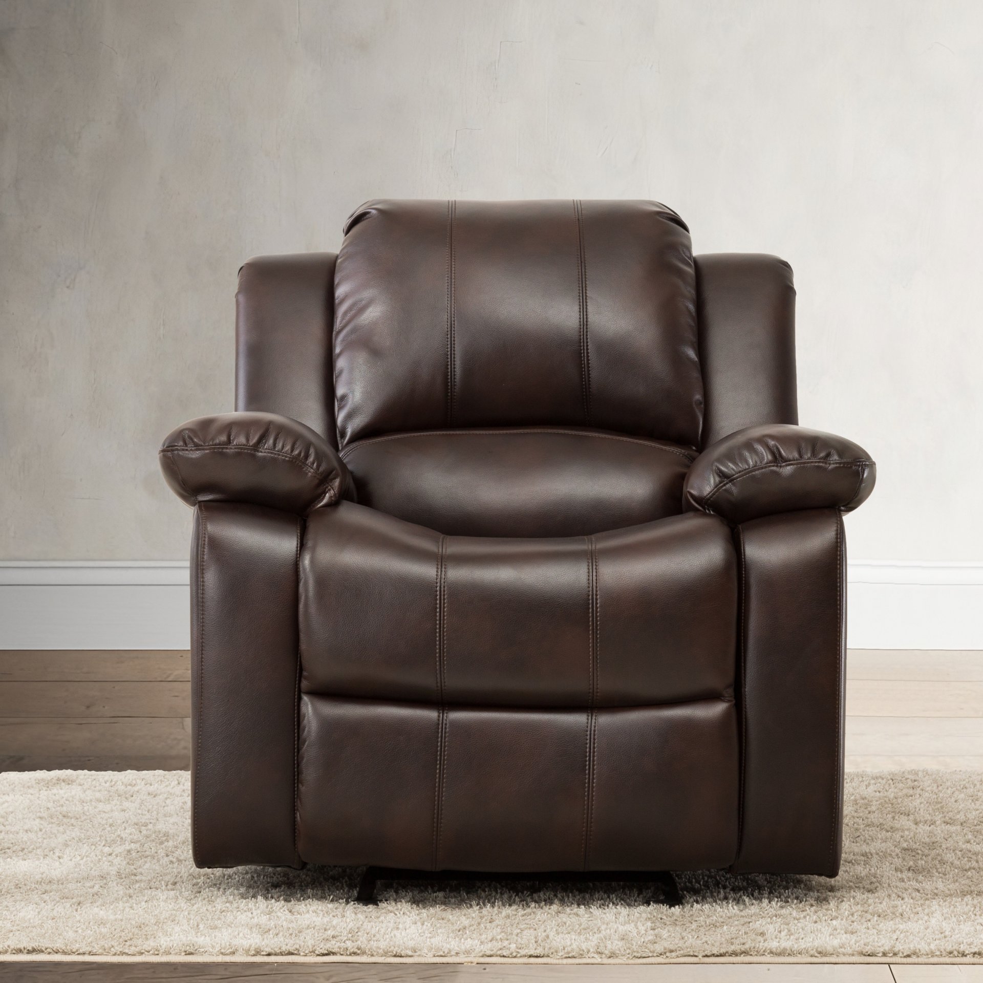 Charlotte - Glider Recliner With Classic Style And Plush Comfort - Brown - Image 11