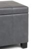 Dover - Storage Ottoman Bench - Stone Gray - Image 7