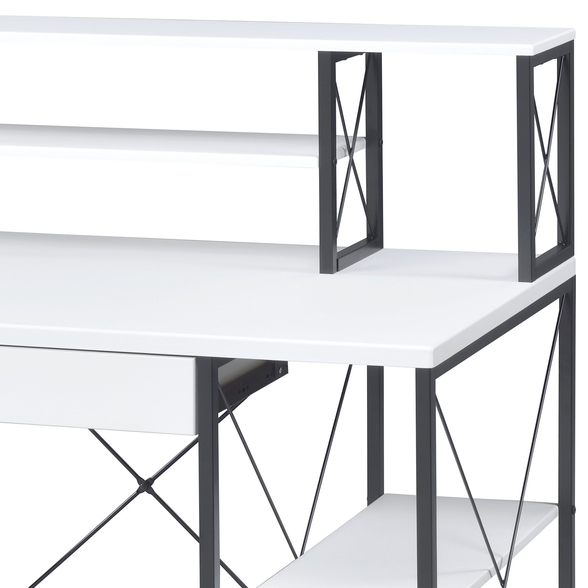 Amiel - All Purpose Writing Desk - White - Image 9