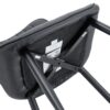 Minimalist Ergonomic Dining Chair (Set of 4) With Curved Cushions And Metal Frame - Black - Image 17