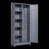 Metal Storage Cabinets, Cleaning Tool Cabinet With Locking Door, Tall Broom Tool Organizer, Large Storage Cabinet For Kitchen - Gray - Image 15