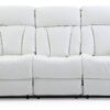 Comfortable Reclining Sofa - White - Image 2