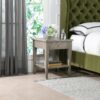 Dauphin - Storage Shelf Side Table - Gray Cashmere - Image 9