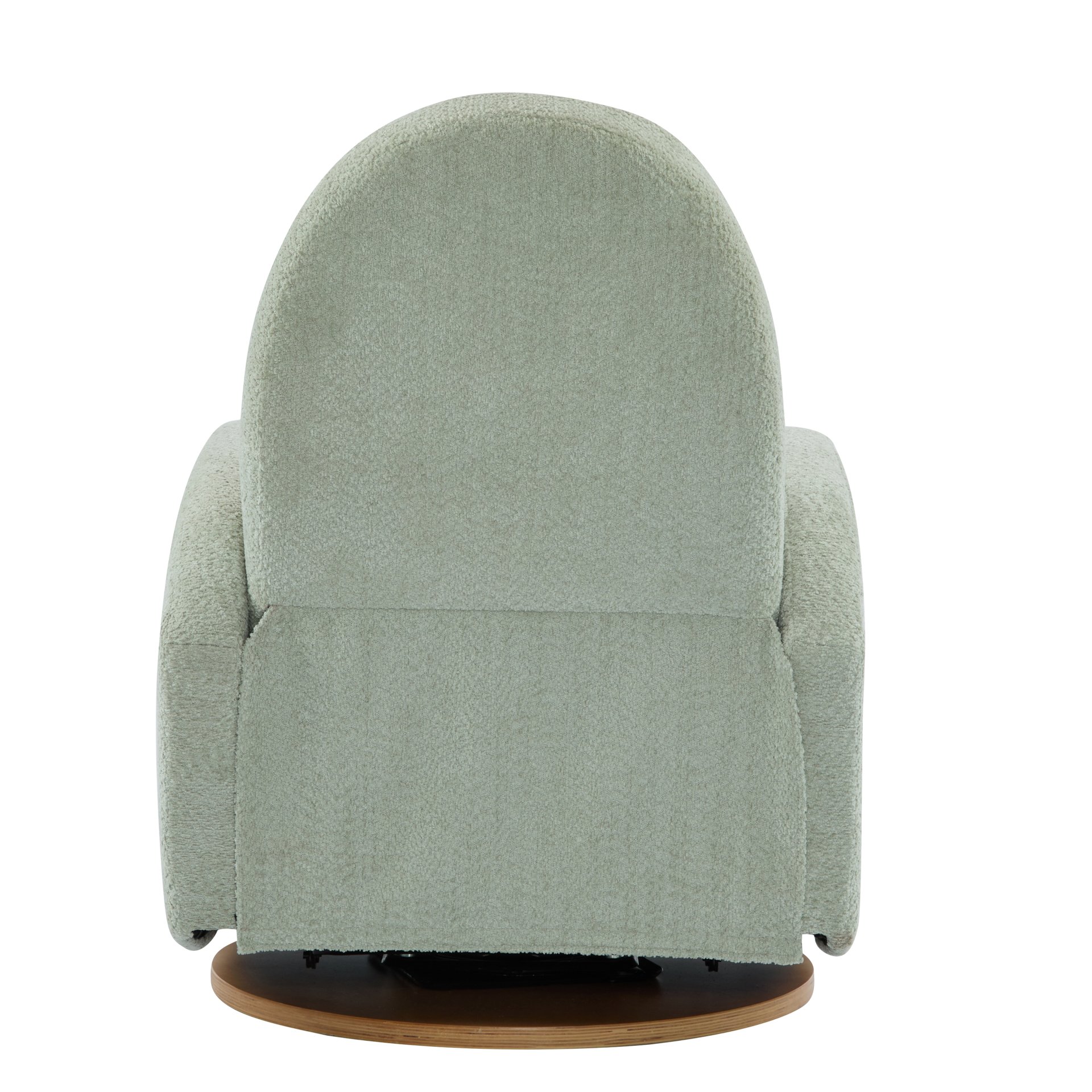 Modern 360 Swivel And Glider Recliner Chair - Light Green - Image 7