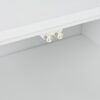 Creative Carved 4 Door Sideboard With Handleless Press To Open Design - White - Image 12